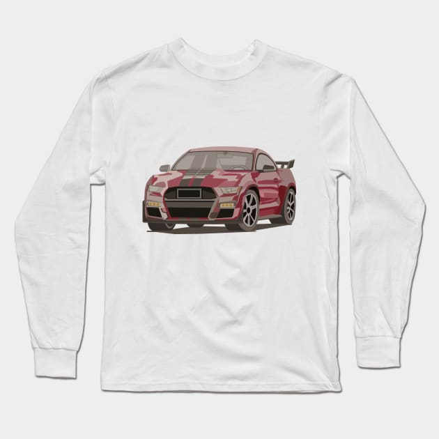 Automobile Long Sleeve T-Shirt by An.D.L.